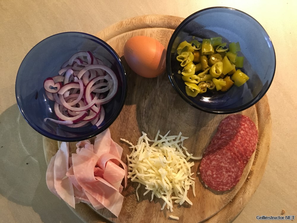 Eier-Pizza vom Grill - Rezept