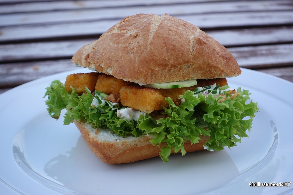 Fischstäbchen – Burger – Rezept vom Grill